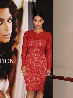 Kim Kardashian in London