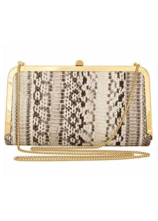 Reiss Carlina metal frame clutch bag, &pound;120 - What to wear to the races 