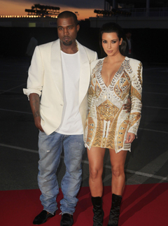 Kim Kardashian Kanye West Cannes