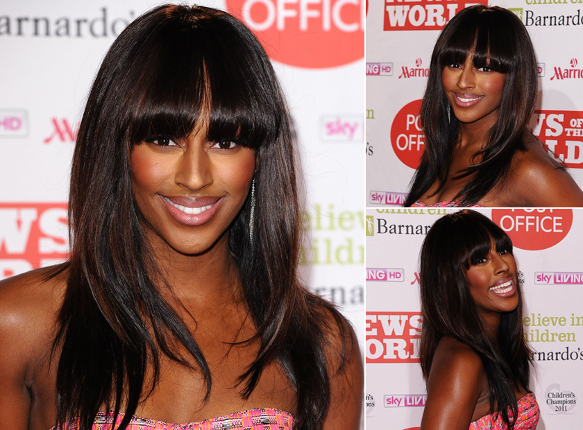 Alexandra Burke- Best celebrity fringes - fringe hairstyles Alexandra Burke- Best celebrity fringes - fringe hairstyles