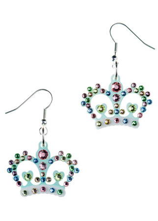 Tatty Devine crown drop earrings, &pound;54