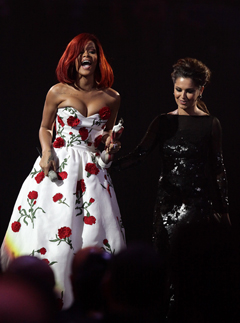 Rihanna and Cheryl Cole Garticle