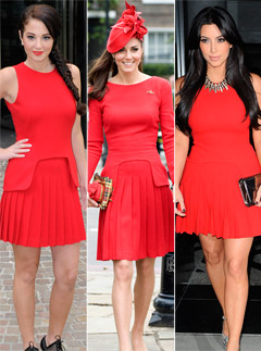 Kate Middleton, Tulisa Contosavlos & Kim Kardashian: Who wore it best?