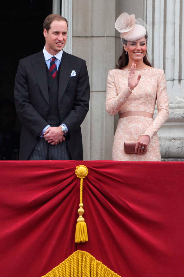 Prince William & Kate Middleton at the Queen's Diamond Jubilee Celebrations