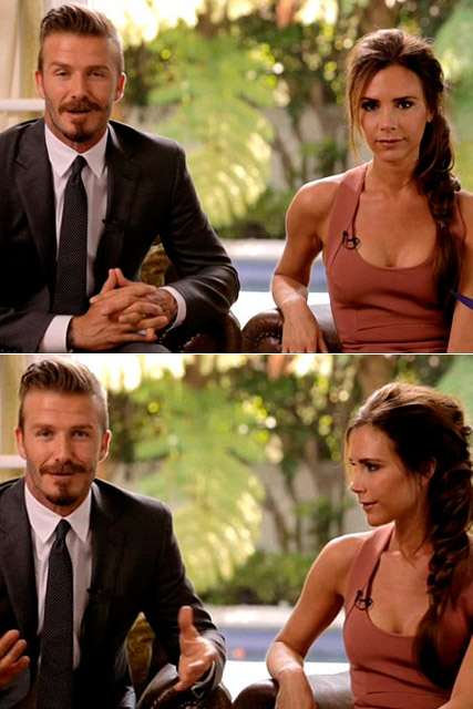 David & Victoria Beckham celebrate the Diamond Jubilee