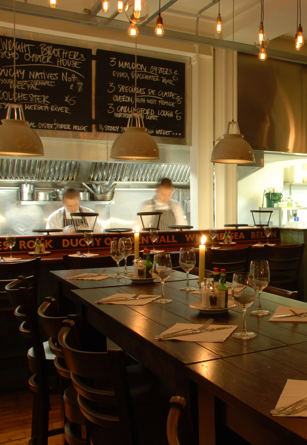 Wright Brothers Soho - Top Ten Bars and Restaurants in London - Marie Claire - Marie Claire UK