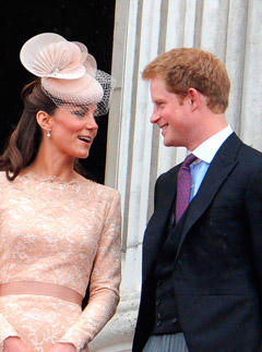Kate Middleton and Prince Harry