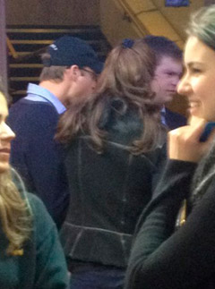 Prince William and Kate Middleton at the cinema