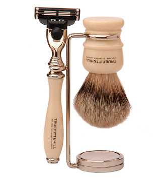 Truefitt & Hill chrome brush stand, &pound;41 | Father's Day Gift Guide | Marie Claire | Marie Claire UK