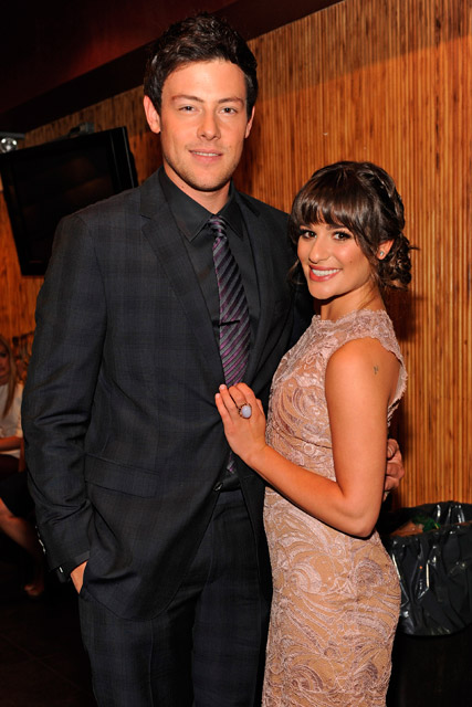 Lea Michele and Cory Monteith's night out