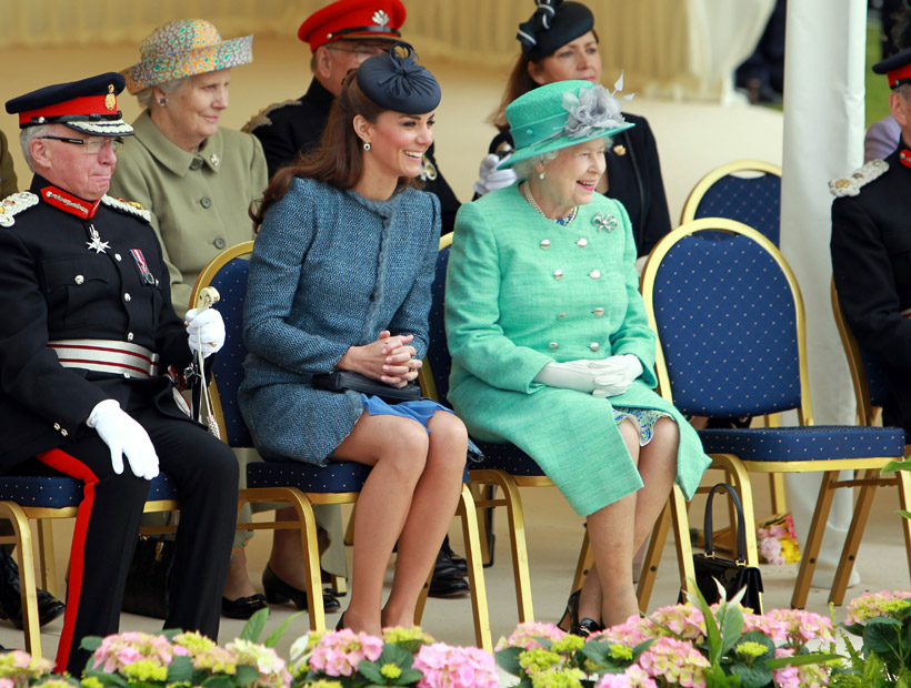 Duchess of Cambridge and the Queen - Diamond Jubilee Tour - Marie Claire - Marie Claire UK