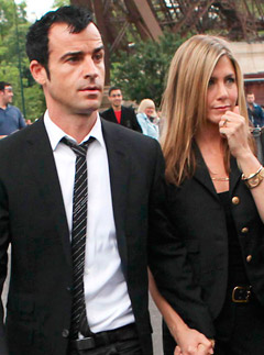 Jennifer Aniston and Justin Theroux - Jennifer Aniston and Justin Theroux in Paris - Jennifer Aniston Pictures - Jennifer Aniston 2012 - Marie Claire - Marie Claire UK