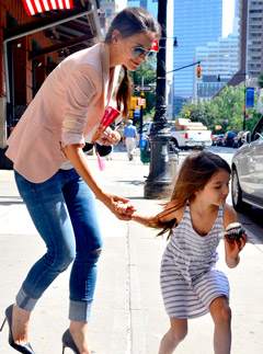 Katie Holmes and Suri Cruise - Marie Claire - Marie Claire UK