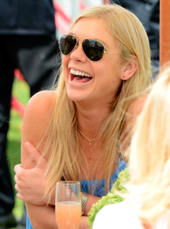 Chelsy Davy attends Cartier Queen's Cup Polo 