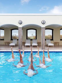 The Berkeley - Knightsbridge - synchronized swimming - Aquabatix