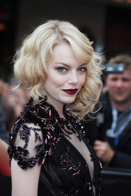 Emma Stone at the Paris premiere of The Amazing Spider-Man Emma Stone at the Paris premiere of The Amazing Spider-Man