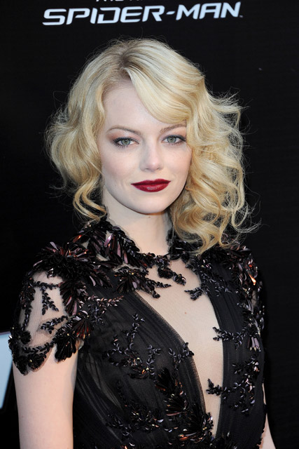 Emma Stone at the Paris premiere of The Amazing Spider-Man Emma Stone at the Paris premiere of The Amazing Spider-Man