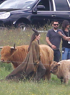 Angelina Jolie filming Maleficent - Marie Claire - Marie Claire UK