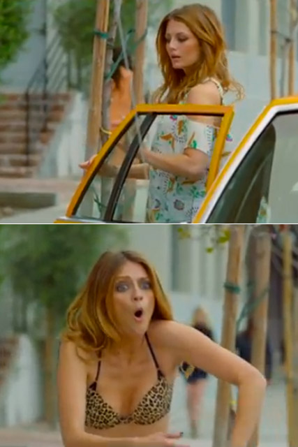 Mischa Barton strips down for Noel Gallagher music video