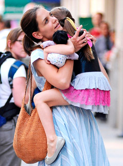 Katie Holmes and Suri Cruise - Marie Claire - Marie Claire UK