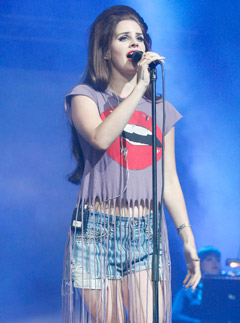 Lana Del Rey at the Isle of Wight Festival 2012