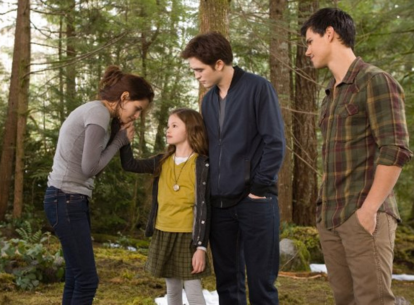 Kristen Stewart, Robert Pattinson & Taylor Lautner - Twilight Breaking Dawn 2 Movie Photos