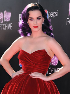Katy Perry at the Katy Perry: Part of Me concert film premiere in Los Angeles