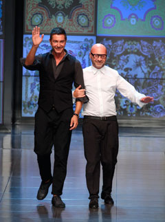 Domenico Dolce and Stefano Gabbana