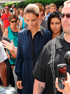 Katie Holmes - Katie Holmes and Tom Cruise divorce - Katie Holmes Project Runway - Katie Holmes New York - Marie Claire - Marie Claire UK
