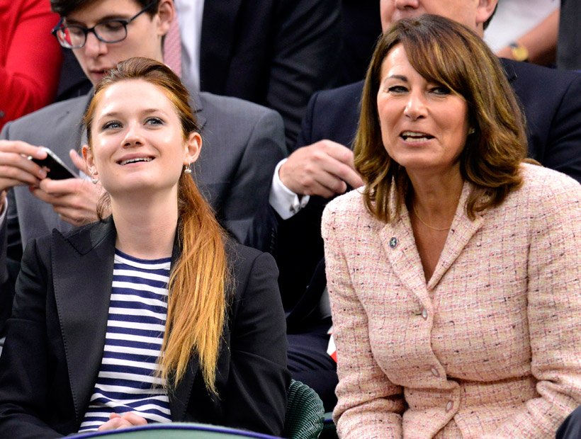 Carole Middleton and Bonnie Wright - Stars at Wimbledon 2012 - Marie Claire - Marie Claire UK