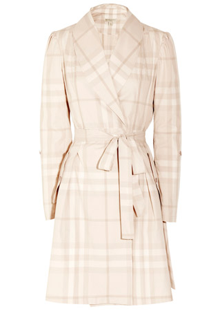 Burberry Brit checked coat, &pound;165