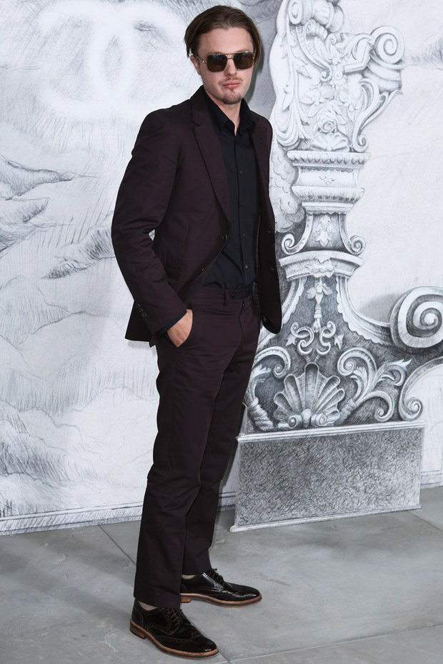 Michael Pitt at the Chanel Haute Couture autumn/winter 2012 show in Paris