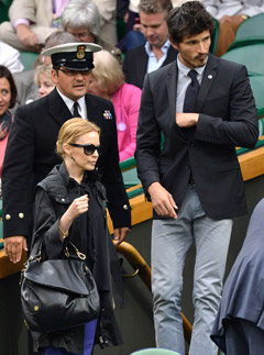 Kylie Minogue and boyfriend Andres Velencoso - Wimbledon 2012 - Marie Claire - Marie Claire UK