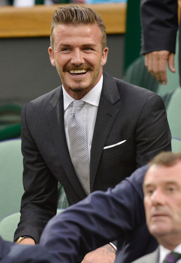 David Beckham - Wimbledon 2012 - Marie Claire - Marie Claire UK