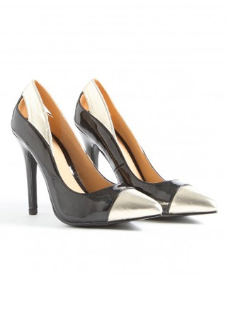 Missguided metallic toe cap courts, &pound;29.99