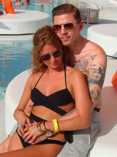 Professor Green & Millie Mackintosh cosy up in Ibiza