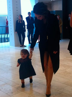Victoria Beckham and Harper Beckham