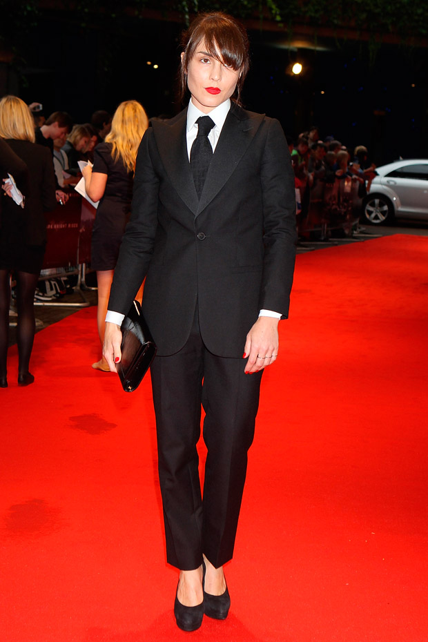 Noomi Rapace at the Dark Knight Rises premiere in London