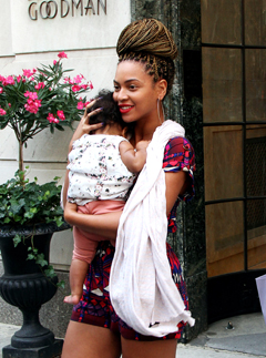 Beyonce and Blue Ivy Garticle