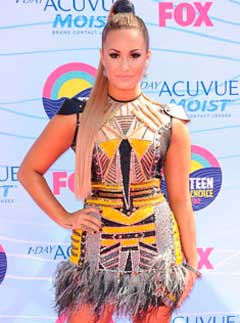 Demi Lovato at the Teen Choice Awards