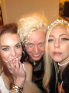 lady gaga, lindsay lohan, girls night, chateau marmont, ellen von unwerth, marie claire, marie claire uk, celebrity news, celebrity pics