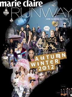 Marie Claire Runway magazine A/W'12 on sale now!