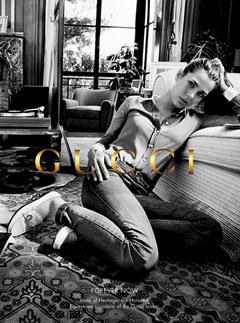 Charlotte Casiraghi in Gucci Forever Now ad campaign