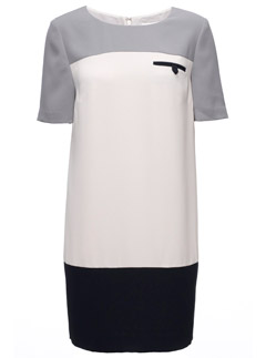 Crepe Colour Block Dress