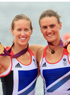 Helen Glover and Heather Stanning