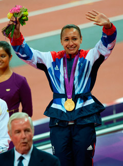 Jessica Ennis at the London 2012 Olympics