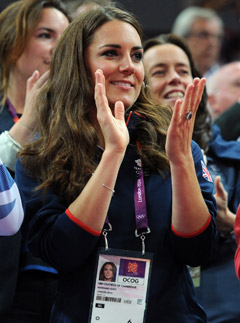 Kate Middleton attends the Olympics alone