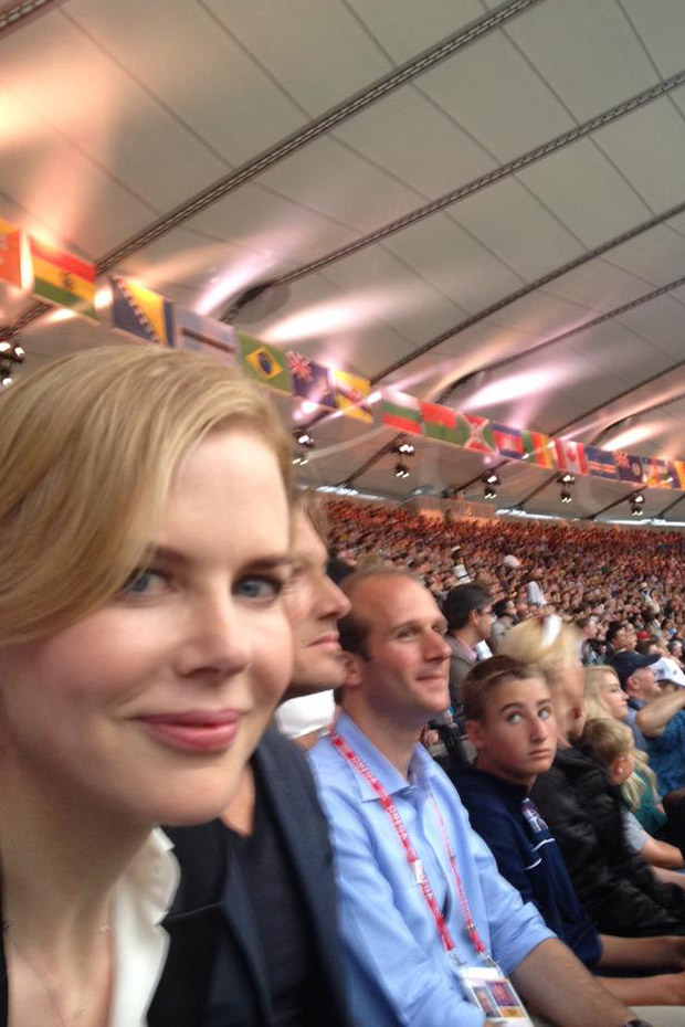 Nicole Kidman at the London 2012 Olympics 