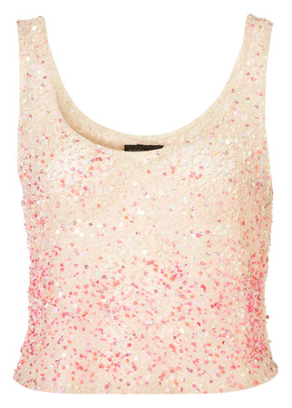Topshop sequined vest, &pound;25