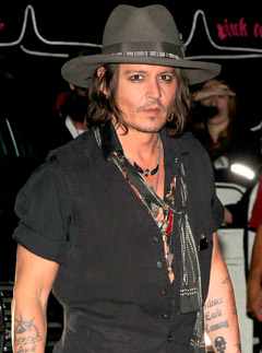 Johnny Depp steps out for the first time since Vanessa Paradis split